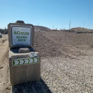 40 mm Naturally Round Gravel (/Yard)